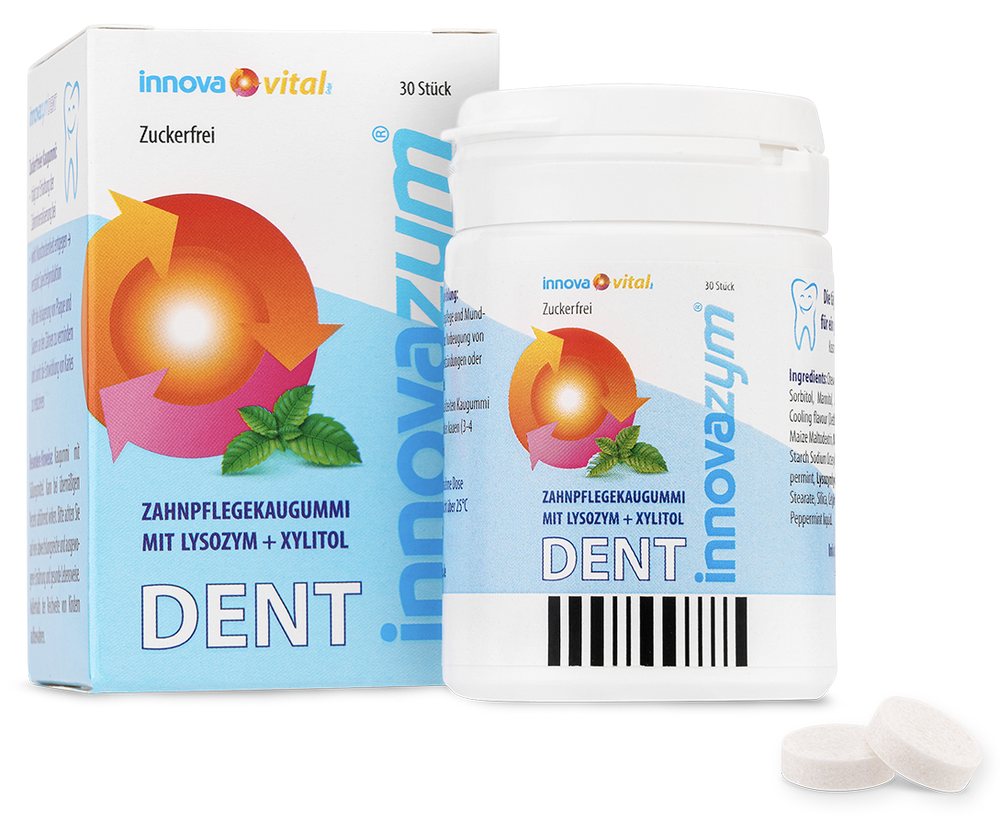 innovazym DENT Zahnpflegekaugummi mit Lysozym und Xylitol