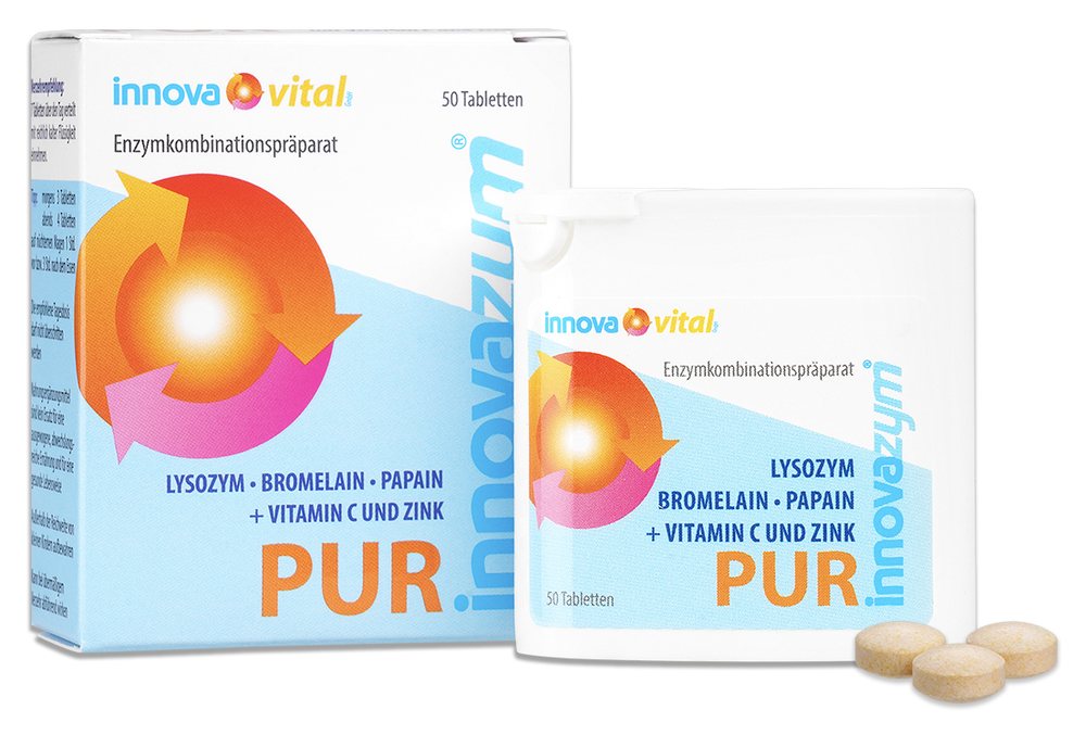 innovazym PUR, 50 Tabletten mit Vitamin C und Zink